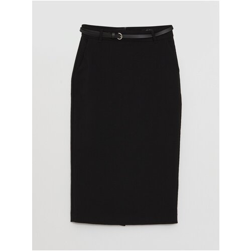 LC Waikiki Women&amp;#039;s Standard Fit Belt Waist Skirt Slike