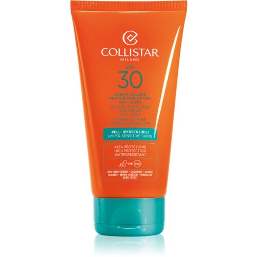 Collistar active protection sun cream face-body SPF30 krema za sončenje za zelo občutljivo kožo 150 ml Cene