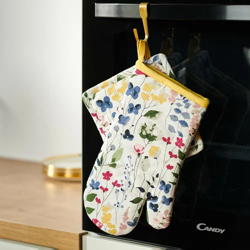 Sinsay komplet kuhinjske rokavice in podstavka - večbarvno