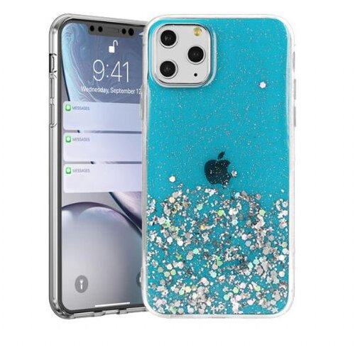 Nillkin silikonski ovitek z bleščicami sparkle za iphone 13 6.1 - moder Cene