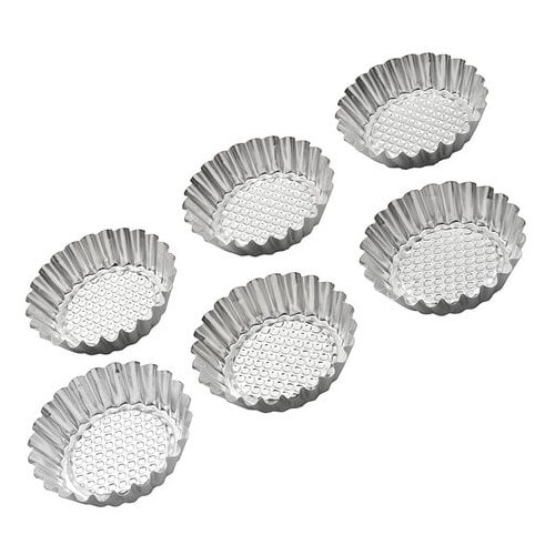 Pedrini Set 6 modelčkov za testo / nerjaveče jeklo Slike