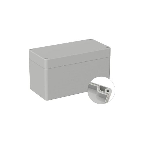 TRU COMPONENTS univerzalno kući&amp;scaron;te 160 x 80 x 90 abs svijetlosiva (ral 7035) 1 St. Slike