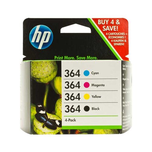 HP 364 CMYK patron szett (N9J73AE) Slike