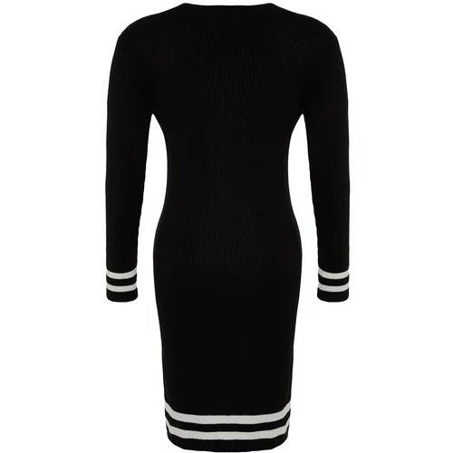 Trendyol Curve Plus Size Dress - Black - Pullover Dress