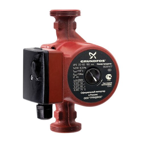 Grundfos Pumpa za centralno grijanje UPS SEE 25-60 1914-43604 Slike