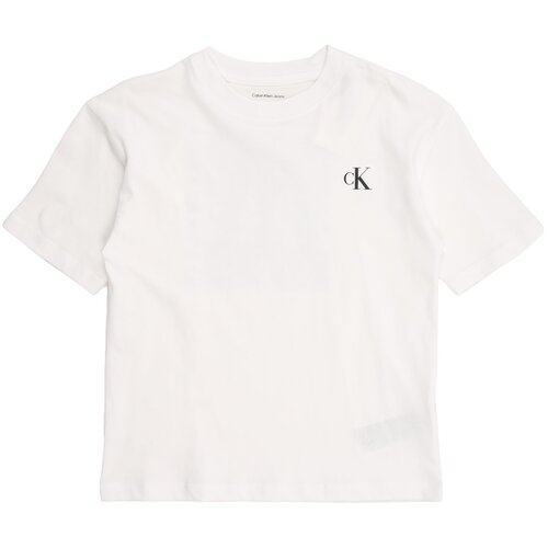 Calvin Klein Jeans Majica &amp;#039;BRIDGE&amp;#039; črna / bela Slike