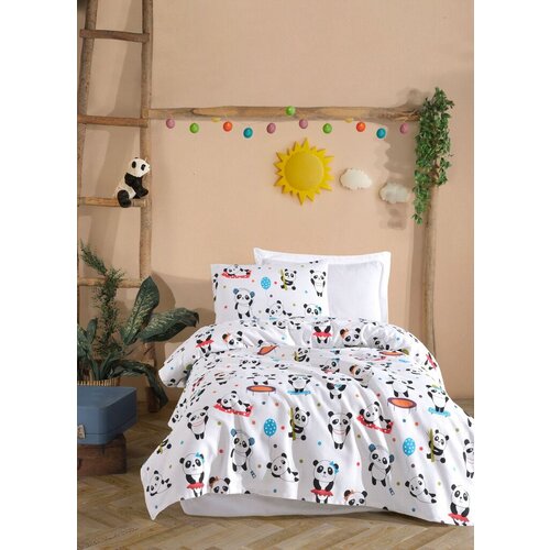 Lessentiel Maison set Prekrivač i jastučnica LovePandas, 160x230 cm, Beli Cene