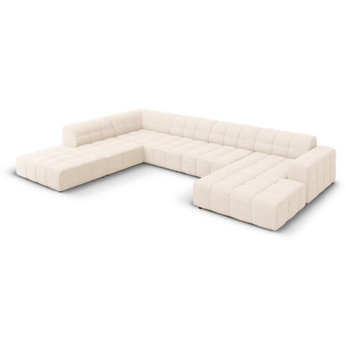Cosmopolitan Design kremno bela kotna sedežna garnitura (levi kot/v obliki črke &amp;quot;u&amp;quot;) chicago &amp;ndash; Slike