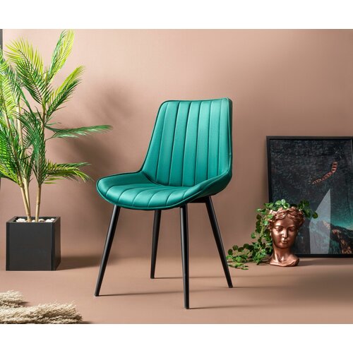 HANAH HOME venus - green greenblack chair set (2 pieces) Slike