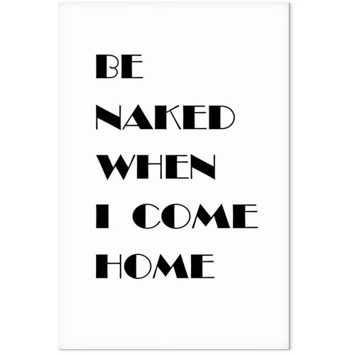  Slika - Homecoming (1-part) - Black and White English Inscriptions 60x90 Na talijanskom platnu Slike