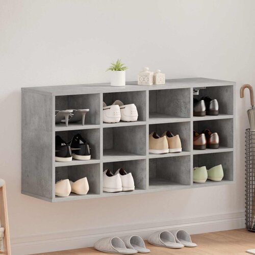  Ormar za cipele Beton siva 103 x 30 x 51 cm Konstruirano drvo Cene