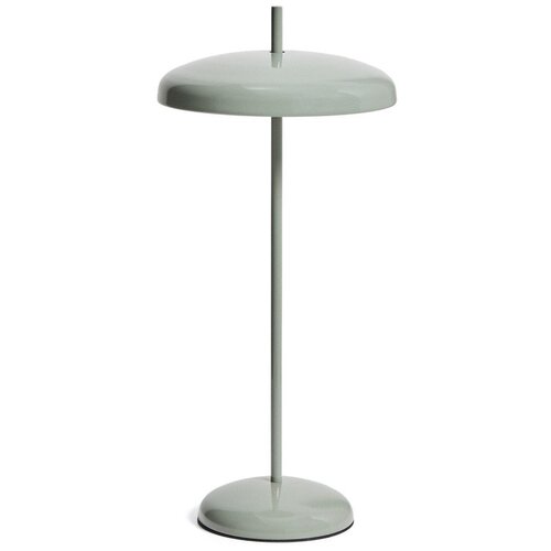 Kave Home Svijetlo zelena LED stolna lampa s mogućnosti zatamnjivanja s metalnim sjenilom (visina 35 cm) Porte &amp;ndash; Slike