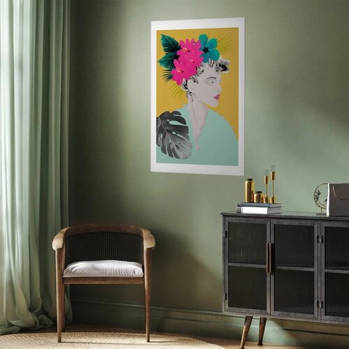  Plakat - Flowers in the Hair 29.7x42 Bez okvira s margom Slike
