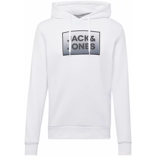 Jack & Jones Sweater majica 'STEEL' mornarsko plava / crna / bijela