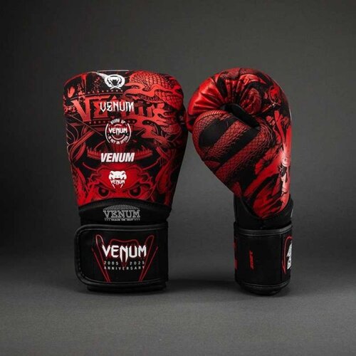 Venum 20th Anniversary Rukavice Za Boks Crno/Crvene 10OZ Cene
