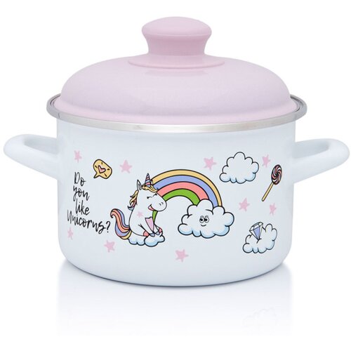Metalac duboka posuda Pink Unicorn 16cm/2lit Cene