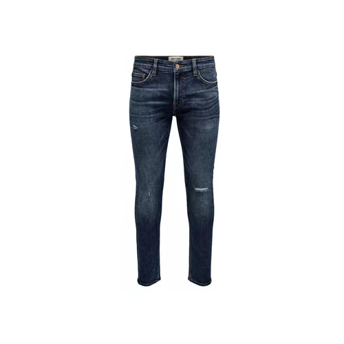 Only & Sons Jeans hlače Loom 22024254 Mornarsko modra Slim Fit