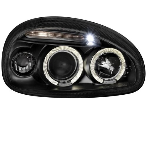 Oem Kristalni farovi Angel Eyes Opel Corsa B (93-01), Crni Cene