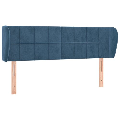 Maison Chic vzglavna omarica - nočna omarica - posteljna omarica z ušesi temno modro 147x23x78/88 cm žamet, (21710751) Cene