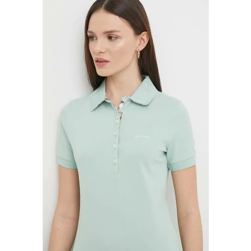 Barbour Polo majica za žene, boja: zelena