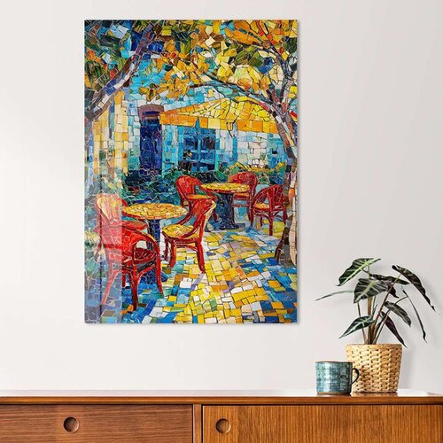 WALLXPERT Hhlzvh005 - Vi&scaron;enamenska Tempered Staklena Slika 40 x 60 cm Cene