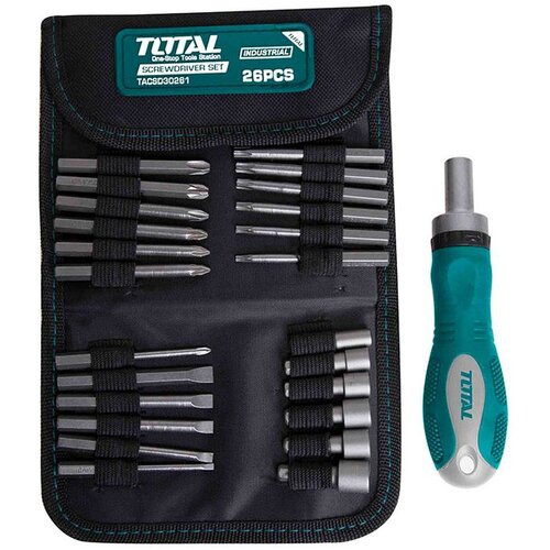Total 26-delni set odvijača TACSD30266 Cene