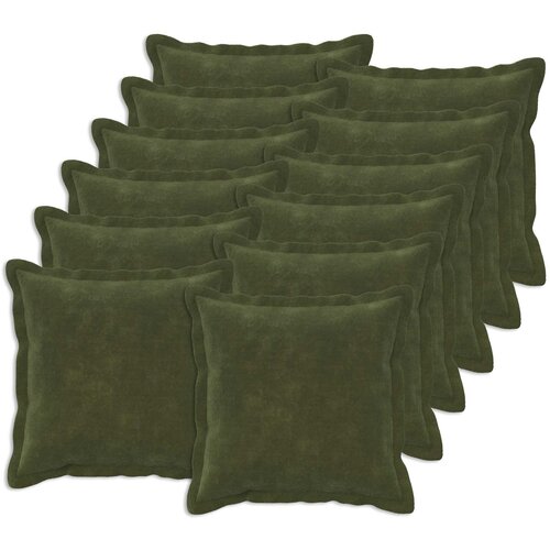  Presvlaka za jastuk 12 pcs HOUTEN Zelena 50 x 50 cm Slike