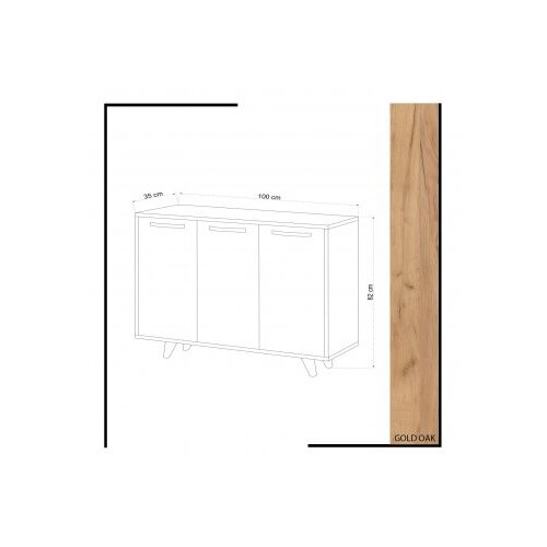 Hanah home stalak za cipele Piffa, smeđa Slike