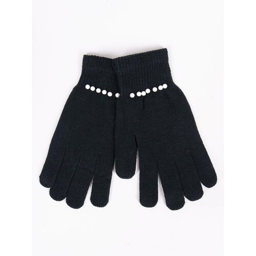 Yoclub Woman's Women's Five-Finger Gloves RED-0227K-AA50-003 Cene