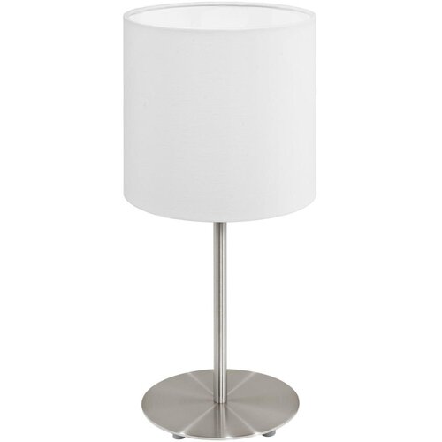 Eglo pasteri stona lampa/1, e27, nikl/mat, bela AXZD6N4 Cene