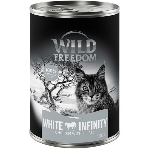 Wild Freedom Adult 6 x 400 g - brez žit - White Infinity - Piščanec & konj Cene