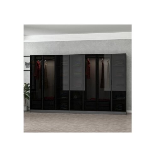 Hanah home Ormar Kale 315x190x52cm Crni Cene