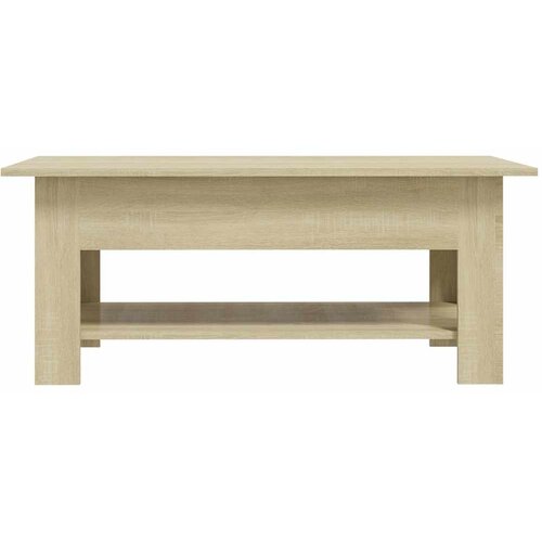  Stolić za kavu boja hrasta 102x55x42 cm konstruirano drvo Smeđa 102 x 55 x 42 cm Slike