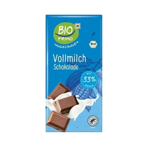 BIO PRIMO Organska čokolada - mliječna