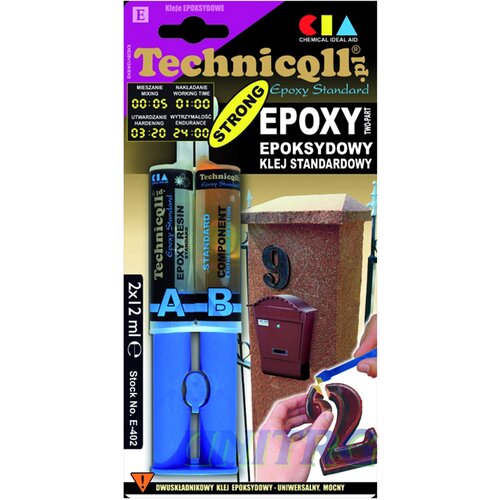 Technicqll E-402 Epoksi lepilo 2x12ml Slike