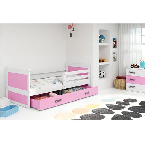  Krevet BMS Rico + ladica 200x90 cm, BIA roza Cijene