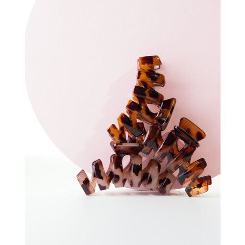 Brushworks Tortoiseshell Claw Clips sponke za lase 3 kos Slike