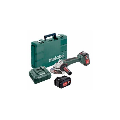 Metabo aku brusilica WB 18 LTX BL 125 Quick 18V 2xAKU (5,2Ah) ASC 55 Slike