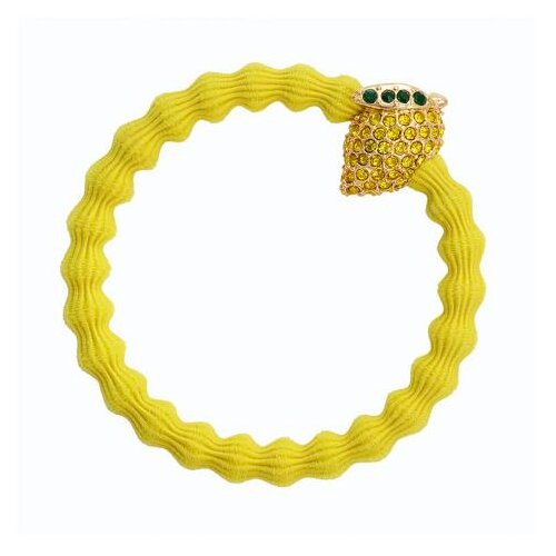 By Eloise London Bling Charms Lemon Sunshine Yellow elastika za lase Cene
