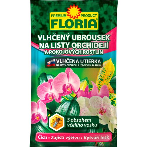 In Vlažilni robčki za čiščenje listov orhidej in sobnih rastlin FLORIA (40 kosov) Cene
