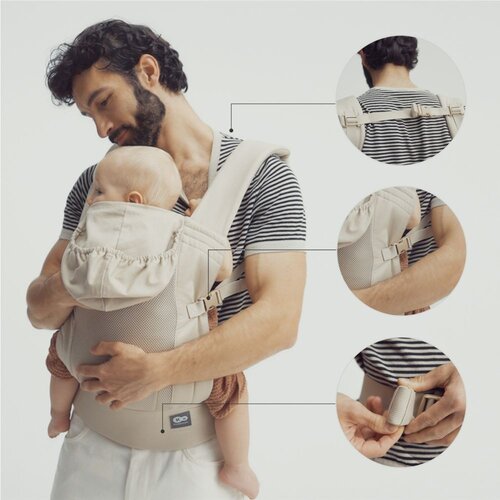 Kinderkraft NOSILJKA ZA BEBU CARRYBEE GREY Slike