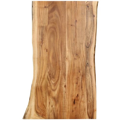 VidaXL Stolna ploča od masivnog bagremovog drva 100 x (50-60) x 2,5 cm Slike
