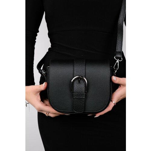 LuviShoes FERRO Women's Black Crossbody Bag Slike