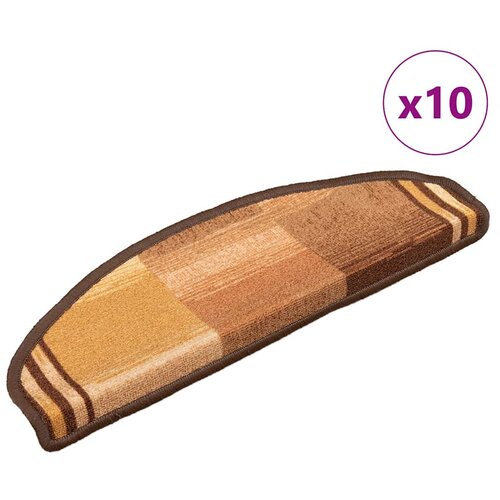  Otirači za stepenice samoljepljivi 10 kom 65x21x4 cm smeđi Cijene