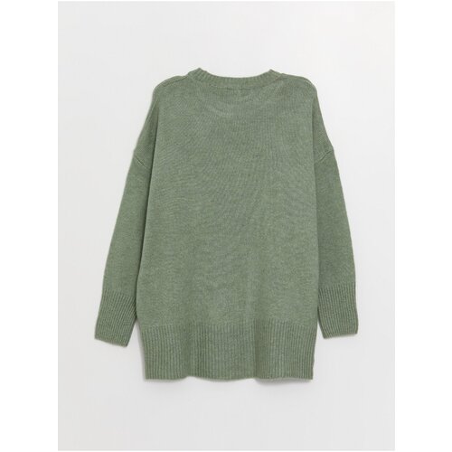LC Waikiki Women&amp;#039;s Crew Neck Straight Long Sleeve Oversized Knitwear Sweater Slike