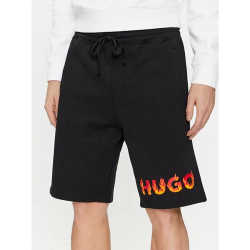 Hugo Športne kratke hlače Dinque 50504826 Črna Relaxed Fit