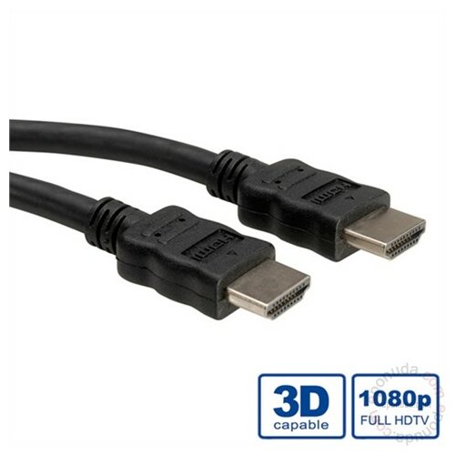 Roline HDMI High Speed Kabl, HDMI M-M, 15m kabal Slike