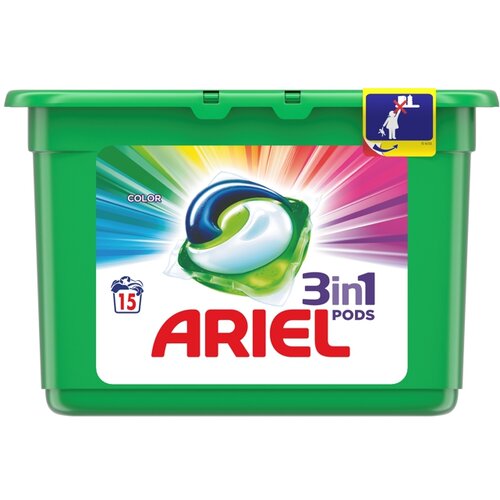 Ariel Allin1 pods color kapsule za veš 15 komada Slike
