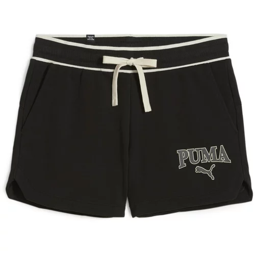 Puma Sportske hlače siva / crna / bijela