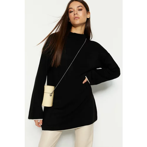 Trendyol Sweater - Black - Relaxed fit